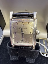 Vintage 1955 HAMILTON Trent Men's Watch 10k RGF Bezel With Original Box See Pics