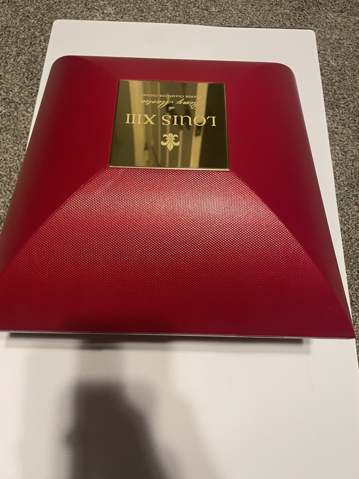 Remy Martin Louis XIII Cognac Baccarat Empty Bottle w/ Case 750ml