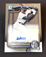 Ashly Andujar Bowman Chrome 2025 Auto