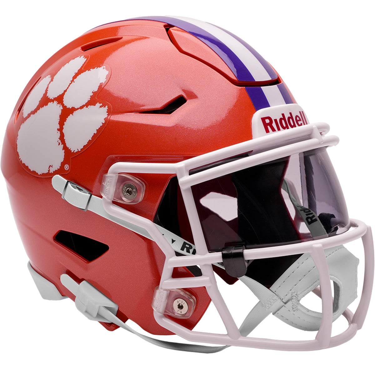 Clemson Tigers Riddell SpeedFlex Mid-Size MIDI Football Helmet | eBay