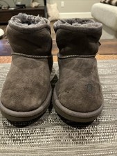 UGG Classic Mini Boot II Boot Gray Kids 1019036K Size 1