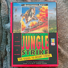Electronic Arts Jungle Strike: Sequel to Desert Strike Sega Genesis w/ Manual