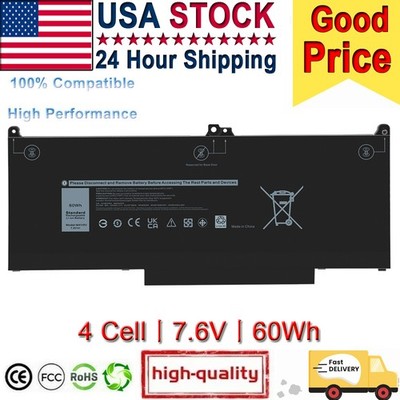 LOT MXV9V Battery For Dell Latitude 5300 5310 7300 7400 5VC2M N2K62 Type 60Wh