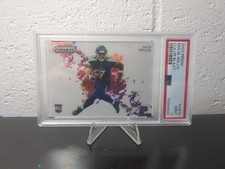 Malik Willis 2022 Panini Prizm Color Blast Rookie SSP PSA 9 Packers Titans