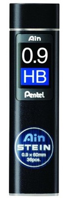 Pentel Ain Stein Mechanical Pencil Lead 0.7mm HB 36 Count Black Pack of 1