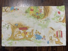 Vintage Rare Winnie the Pooh and Friends Pillow Case Standard Size