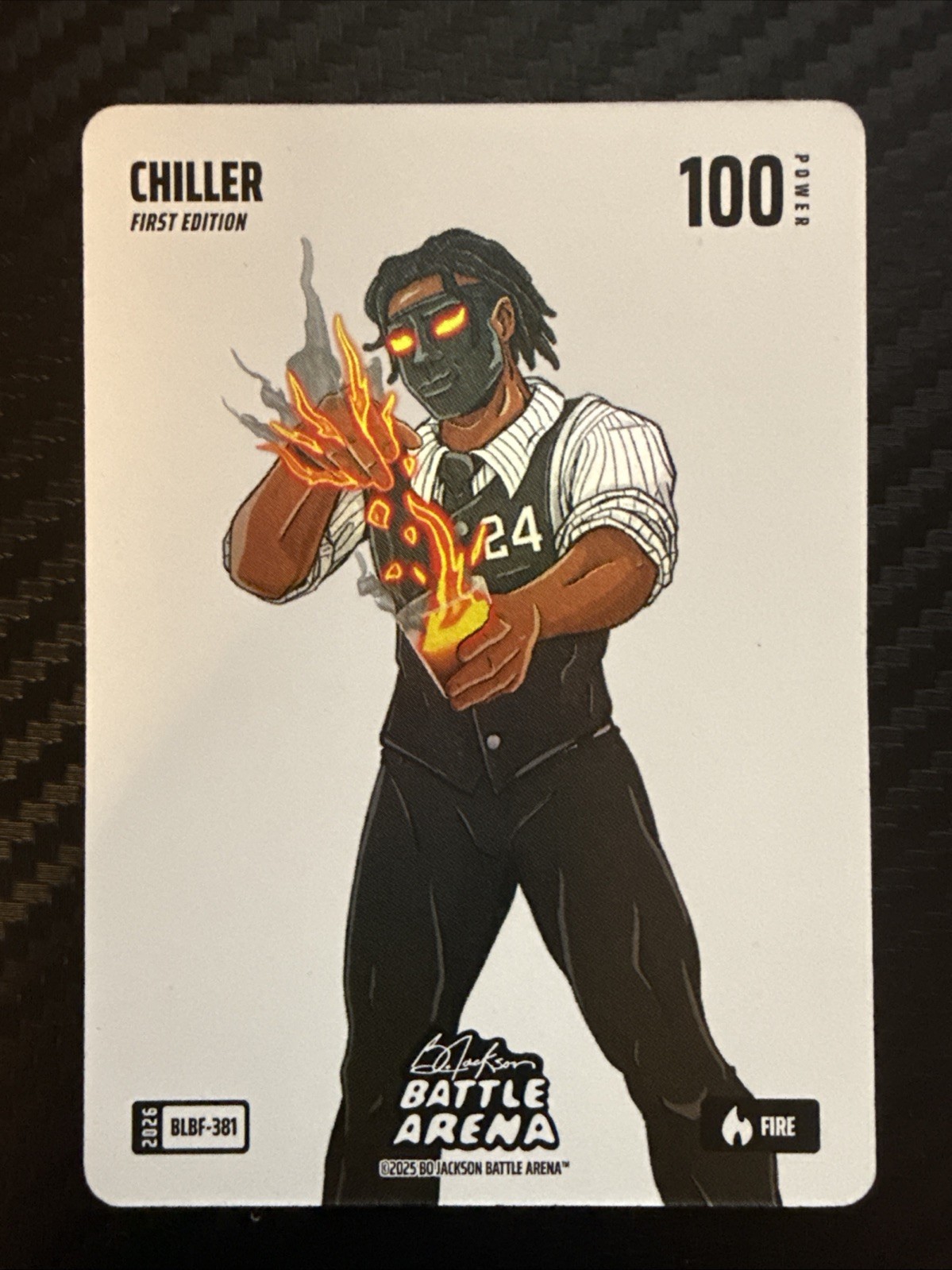 2026 Bo Jackson Battle Arena “Chiller” Blizzard Battlefoil Fire