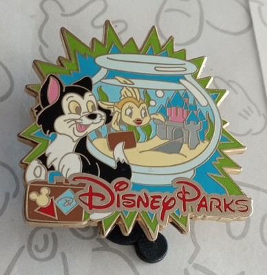 Disney Figaro & Cleo ピンバッジ Loungefly Disney Pinocchio Figaro & Cleo Enamel Pin — BoxLunch
