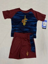 Set NBA Cleveland Cavaliers Baby 2 Teile T-Shirt + Shorts Bordeaux 18 Monat