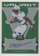 2018 Leaf Valiant Green 56/60 Justin Jackson #BA-JJ1 Auto 1o3