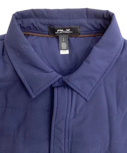 RLX Ralph Lauren Golf Wear Top Puffer Jacket Men's Size L Navy image 4