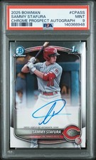 2025 BOWMAN CHROME PRSPCT AUTOS #CPASS SAMMY STAFURA PSA 9
