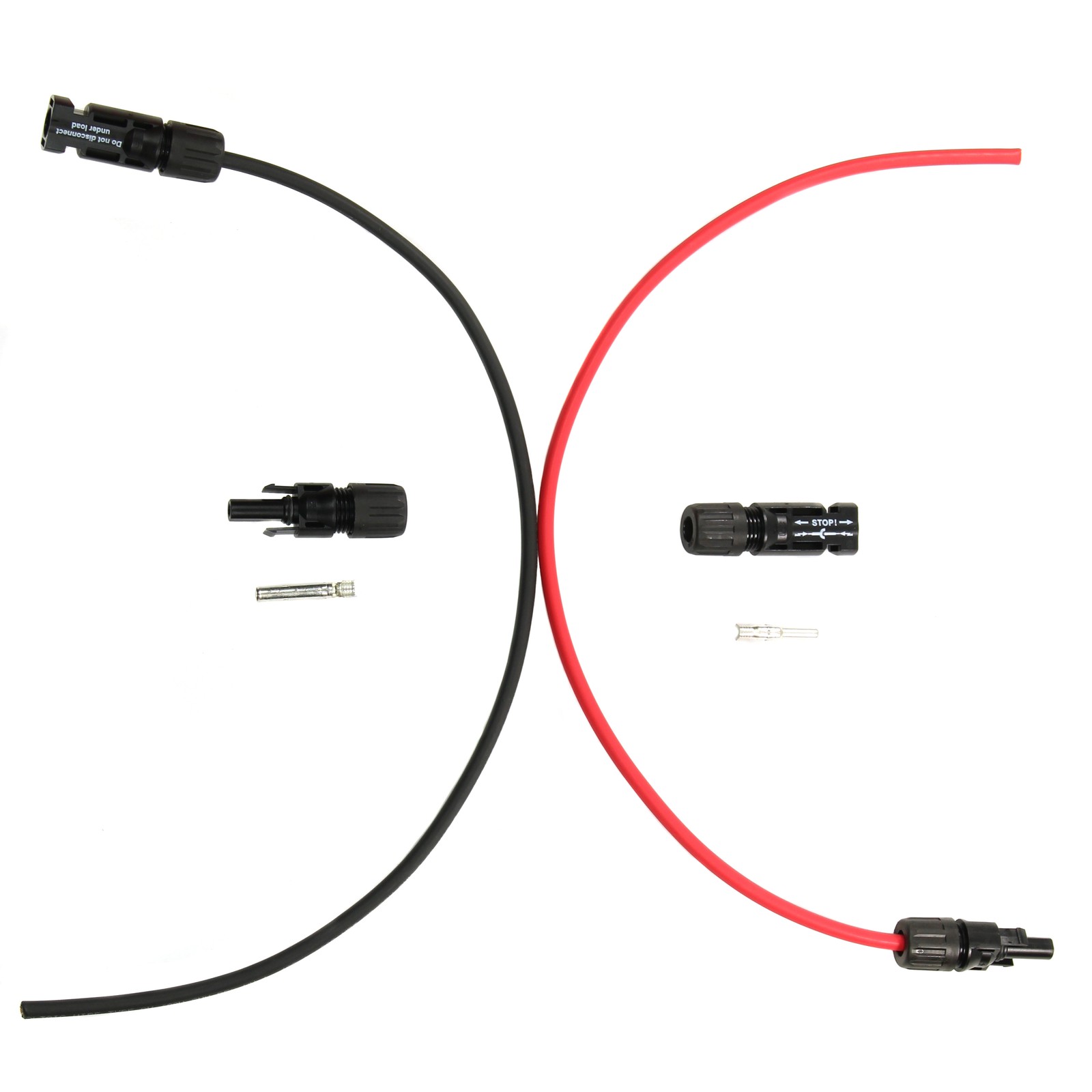 TEMCo 8 AWG PV Solar Extension Wire, 5 Ft Pair, Staubli MC4 Connectors. Available Now for $19.95