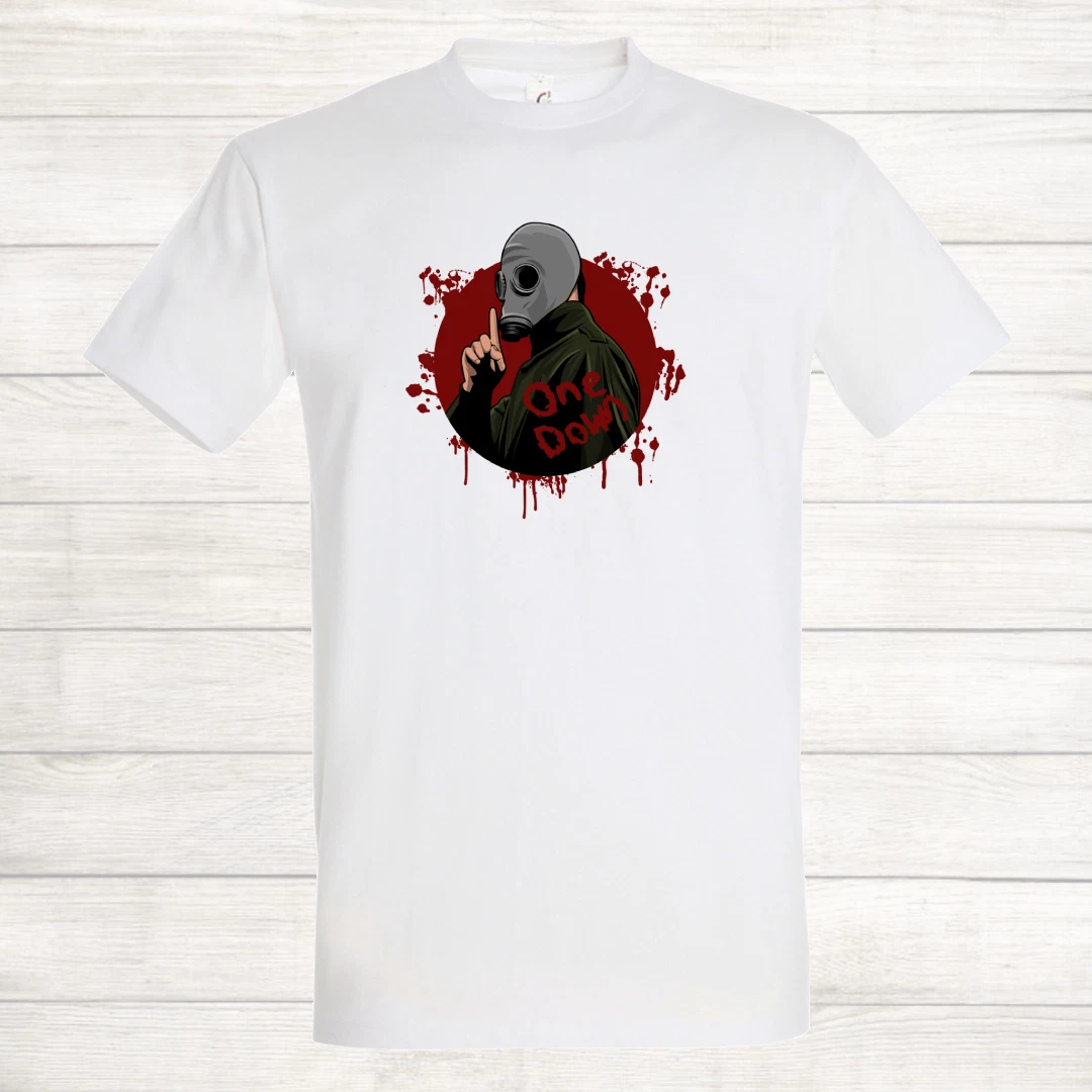 Dead Mans Shoes British Retro Movie One Down Mask Shane Meadows Film T Shirt
Opens in a new window o