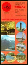 Canadian National RR Canada Alaska Tours booklet 1973