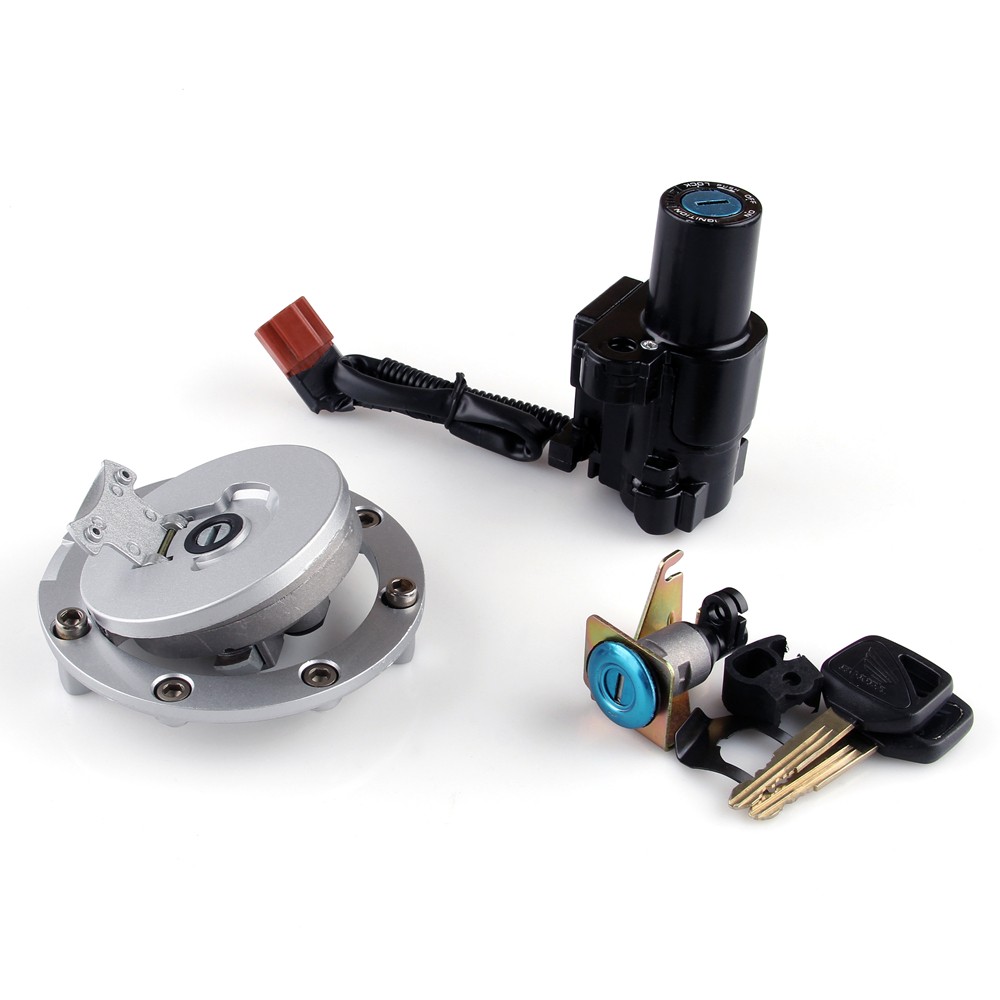 Ignition Switch Lock & Fuel Gas Cap Key Set Fits Honda CBR1000RR 2004-2007,