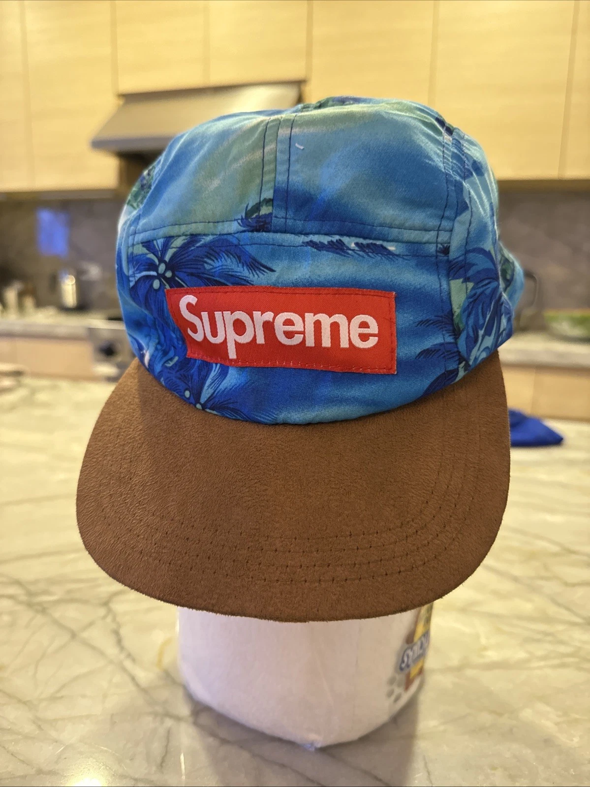 Casquette de camp bleu tropical suprême 