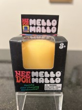 NeeDoh MELLO MALLO Squishy Stress Fidget Color Changing Nee Doh Brand New YELLOW
