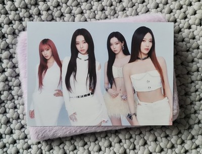 Kpop Aespa MD Official [SYNK Aexis Line] Group Postcard - UK Seller