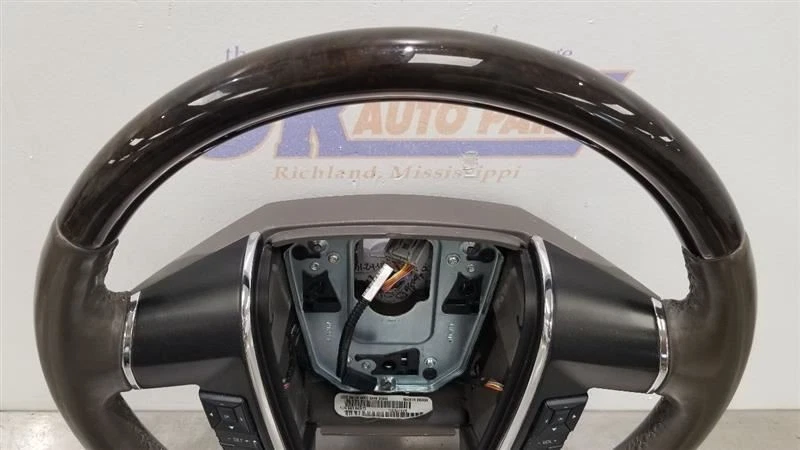 17 VOLANTE LINCOLN NAVIGATOR CUERO GRIS VETA MADERA Foto 2 de 4