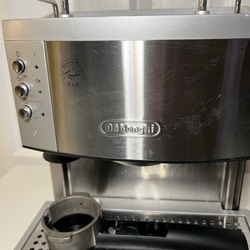 DeLonghi EC702 15-Bar Espresso Cappuccino Machine Stainless Steel Barista Style - Picture 2 of 12
