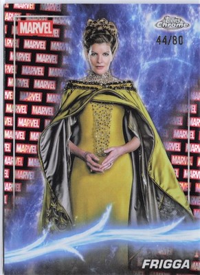 2025 Topps Chrome Marvel Studios Thor FRIGGA MARVEL Refractor /80 