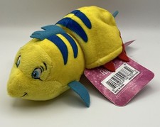 Disney Flounder  Sebastian 2-in-1 Plush Little Mermaid Reversible Plush -Tagged