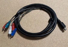 10 Pin - 5 Component Video Cable & RCA Audio DirecTV Data Cord Direct TV 6' Wire