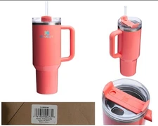 Stanley X Target 40oz Quencher Flowstate H2.0 Pucker Peach New In Unopened Box