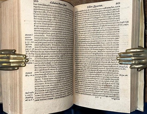 Rare 1603 Wm Rainolds 'Calvino-Turcismus' Anti Calvin Theology Christian / Islam - Imagen 15 de 20