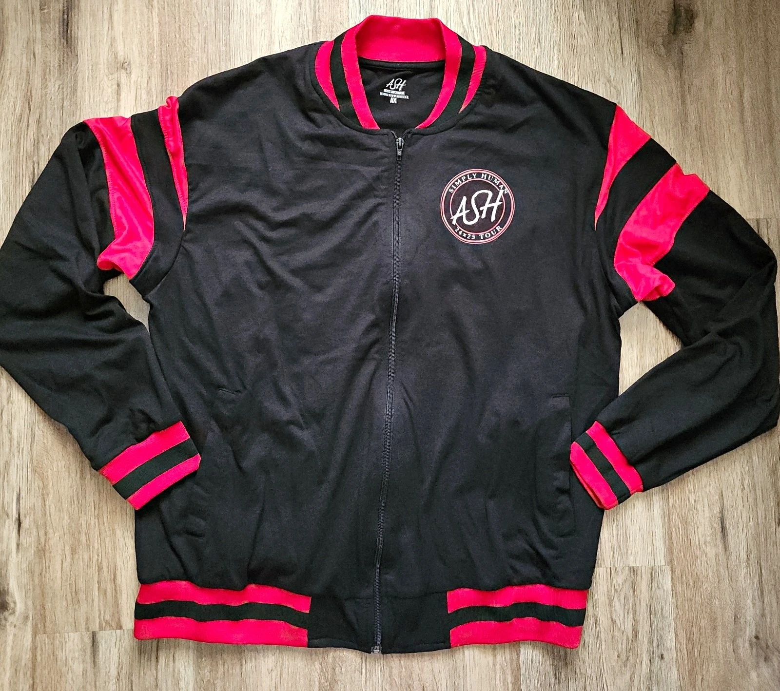 Artists Simply Human ASH Dance Convention Tour Full Zip Jacket - Black/Red - XL - product detail image 1