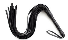 Flogger 40 cm circa  Frustino sexy nero pelle PU ottima qualità bondage BDSM