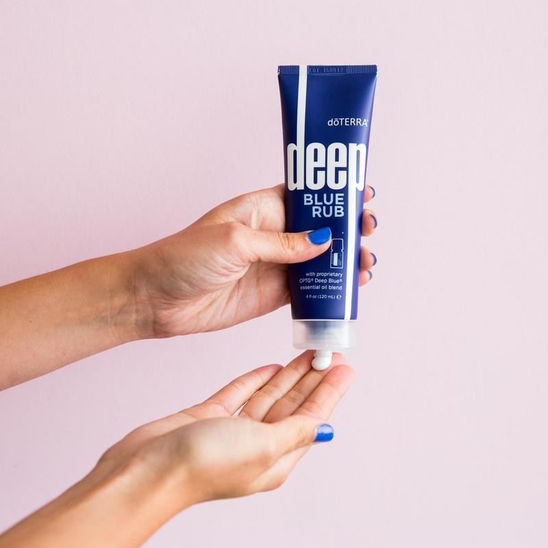 (2 PACK) DoTERRA Deep Blue doterra Rub Body Cream - 4 oz - NEW IN BOX