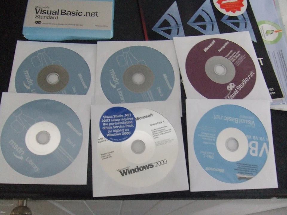 Vintage Untested - Microsoft Visual Basic .net Standard Version 2003 Software - Image 2 of 4