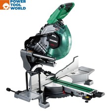 HiKOKI C3610DRAW4Z 36v MULTI VOLT Brushless 255mm Slide Compound Mitre Saw Bo...