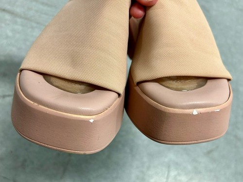 Steve Madden Sami 90s Chunky Stretchy Barbie Pink Slip On Slinky Sandals US 6.5 - Bild 4 von 9