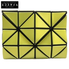 Bao Issey Miyake Card Wallet Bifold Coin Purse Lime