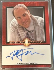2008 Rittenhouse Iron Man Autograph Jon Favreau Happy Hogan Director Auto Marvel