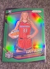 2025 Panini Prizm WNBA - Rookie Variation Lucy Olsen #145 Green Prizm (RC)