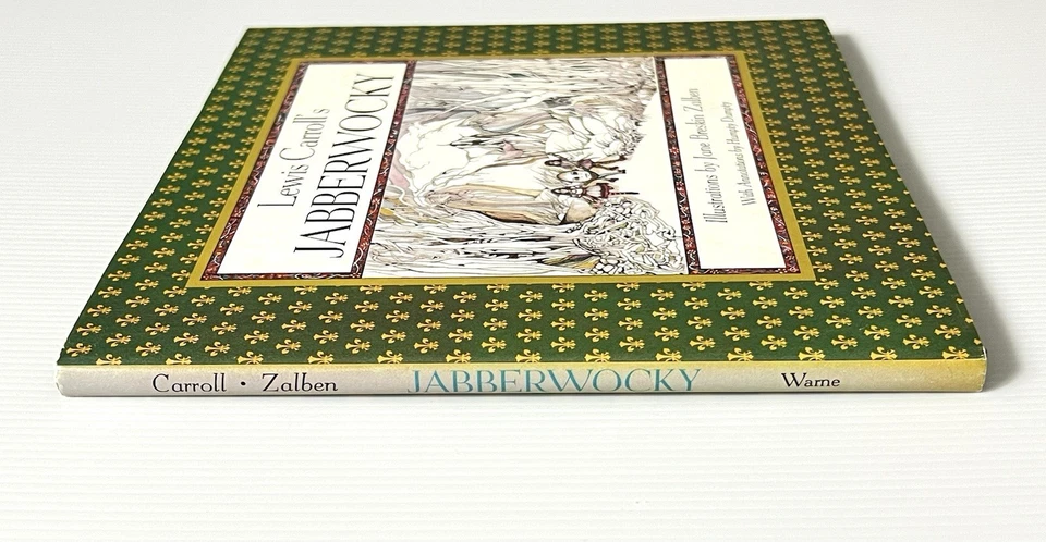 Lewis Carroll's Jabberwocky Illustrated by Zalben Poetry HC DJ 1977 Foto 3 de 4