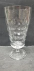 VTG THOUSAND EYES BUBBLES FOOTED GLASS TUMBLER 7"