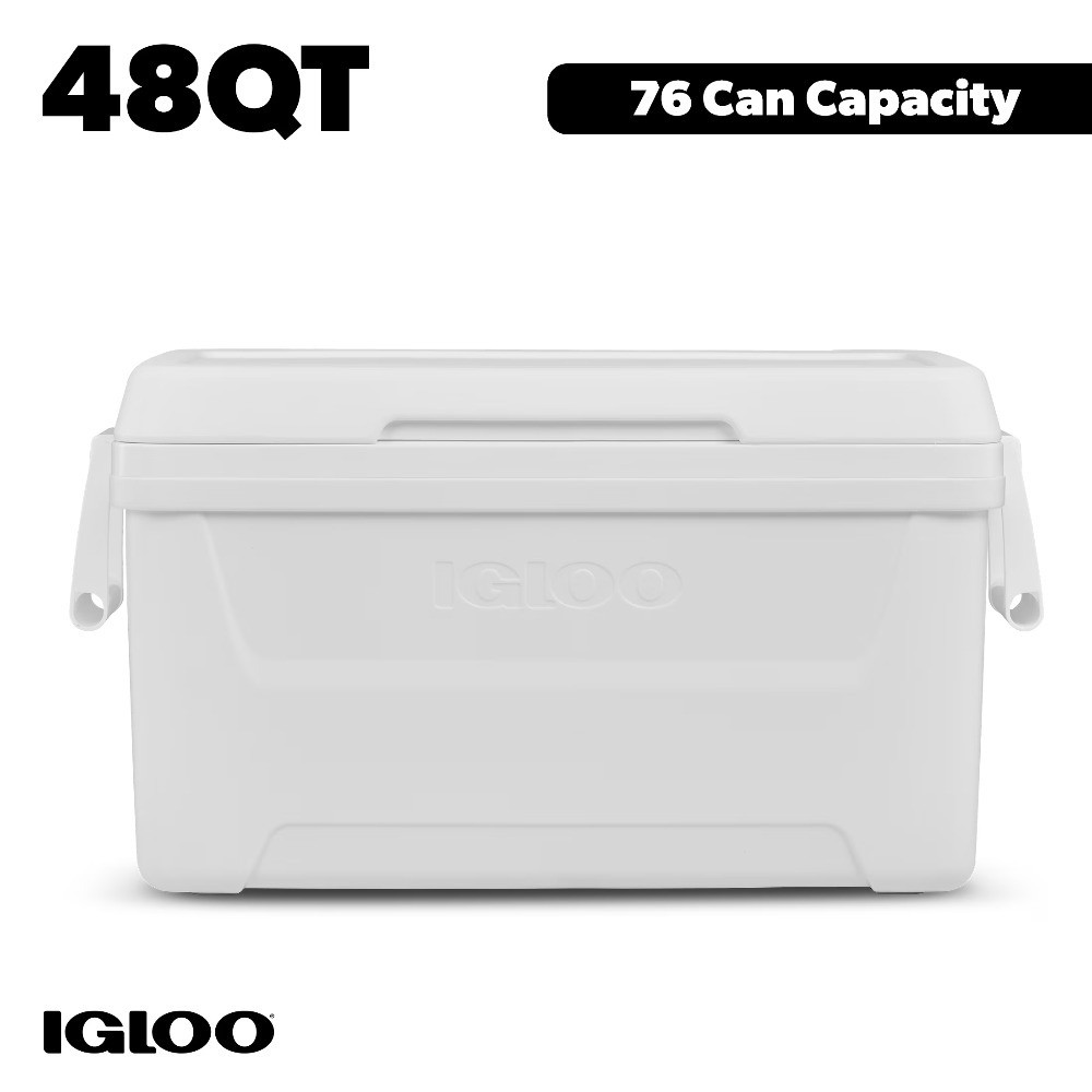 With Drain Plug 48 Quart Capacity White Outdoor