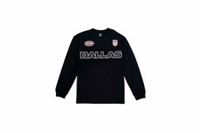 New TRUE BRVND x USMNT USA Soccer DALLAS BLACK LONG SLEEVE Sz Large World Cup