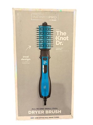 InfinitiPro Conair The Knot Dr. SMALL OVAL DRYER BRUSH, All-in-One, Dry Style