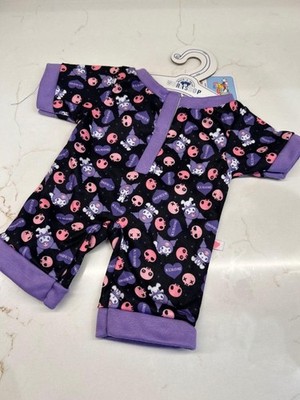 BUILD A BEAR KUROMI SCHLAFANZUG SANRIO HELLO KITTY FREUND NEU MIT ETIKETT