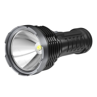 USB Powered Flashlight 1000 Lumen with COB Sidelight 4 Adjustable Modes Black