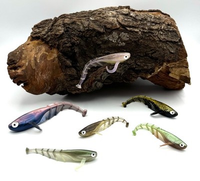 Zeck Zander Quappie 8cm 2,2g 4 Stück UV Active 12 Farben Zanderköder Barschköder