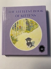 Vintage 1990 The Littlest Book of Kittens Mini Hardcover WJ Fantasy Book Cute