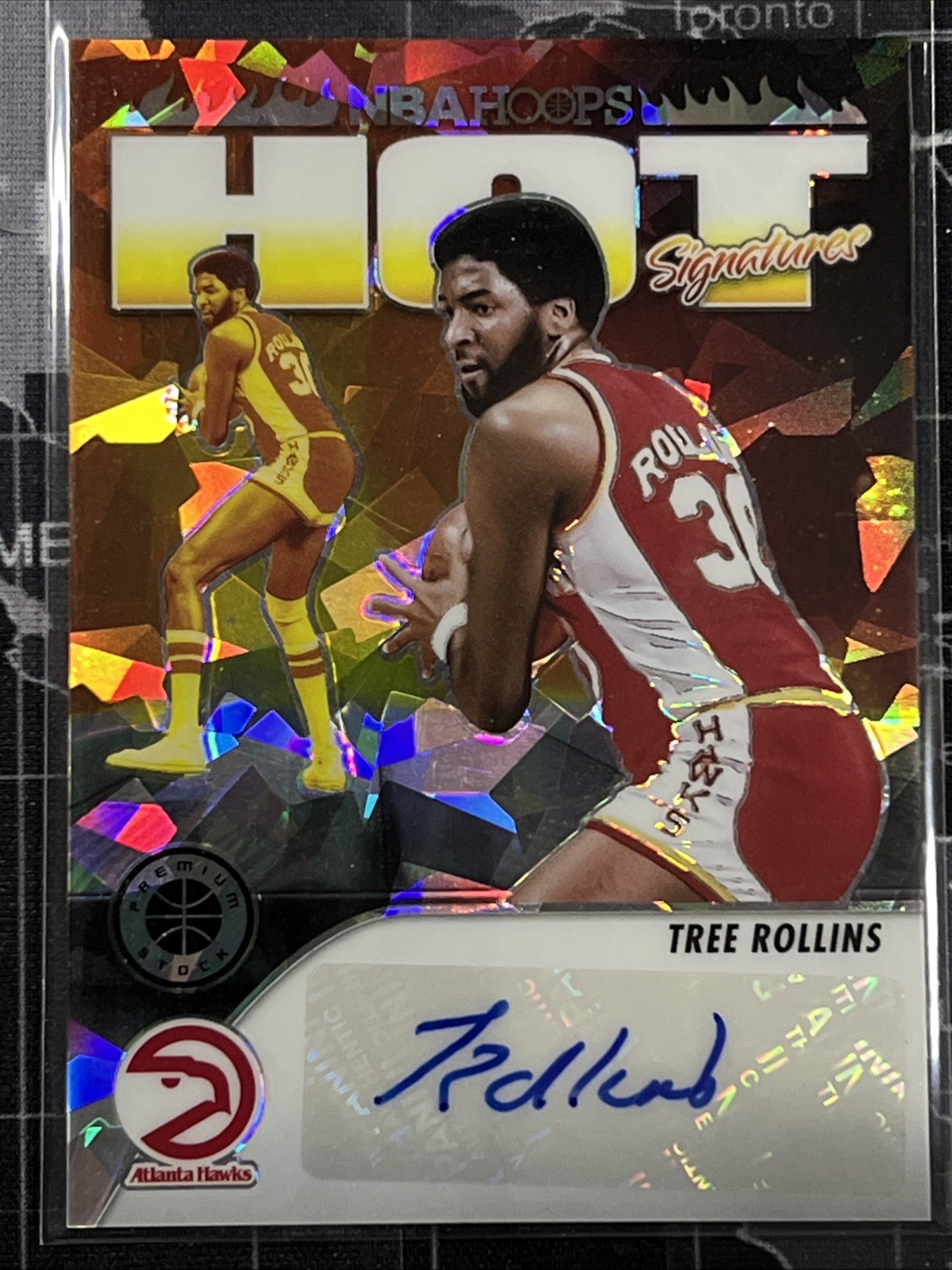 2023-24 Panini Nba Hoops Premium Stock - Hot Signatures Tree Rollins #HS-TRE N52