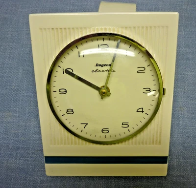 Horloge murale électrique vintage DUGENA ELECTRIC - Photo 1/3
